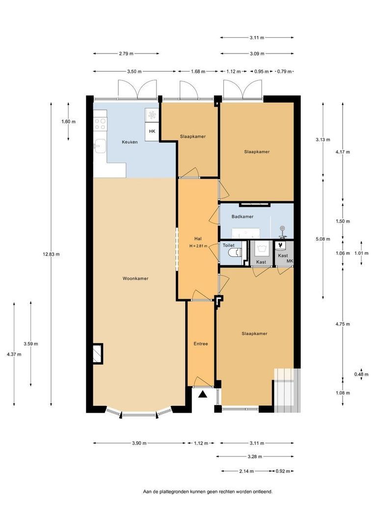 Stalpertstraat, Den Haag plattegrond-1