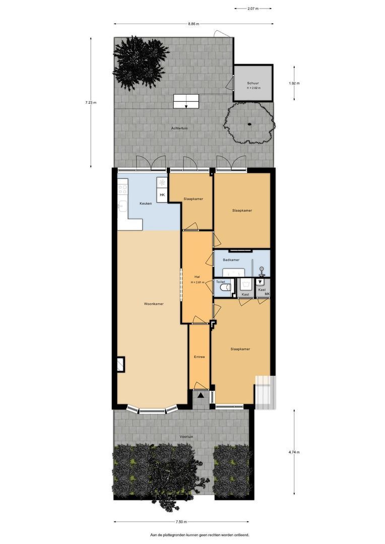 Stalpertstraat, Den Haag plattegrond-3