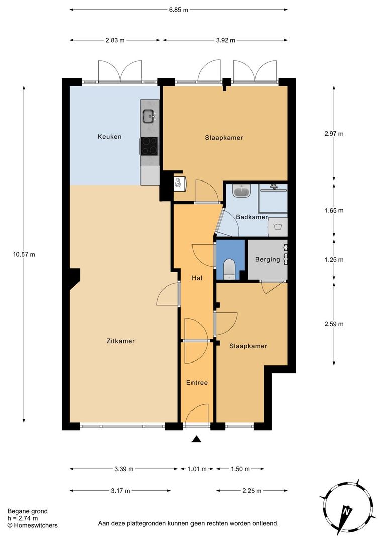 Ermelostraat, Den Haag plattegrond-0