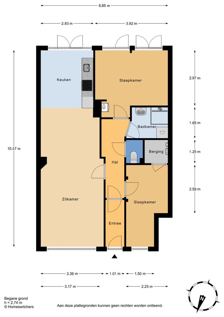 Ermelostraat, Den Haag plattegrond-0