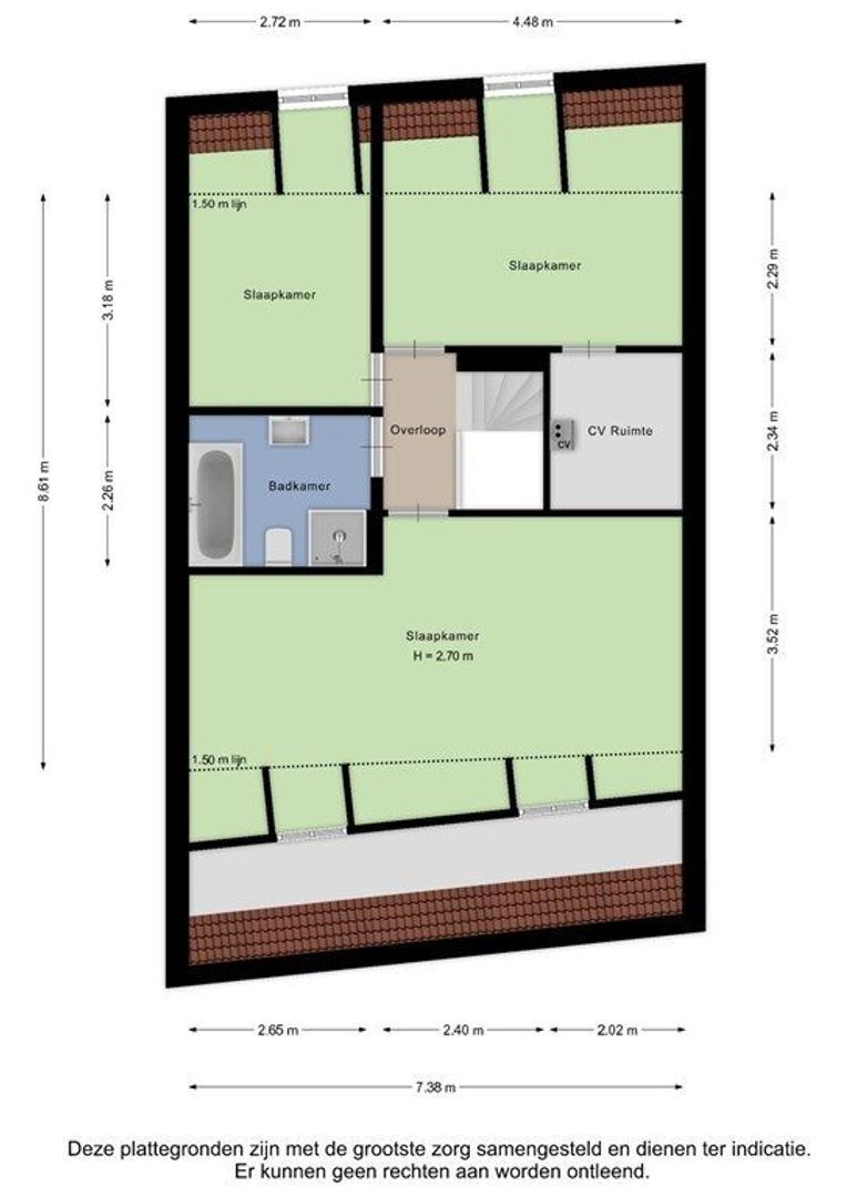 Helmstraat 8 B, Maastricht plattegrond-4