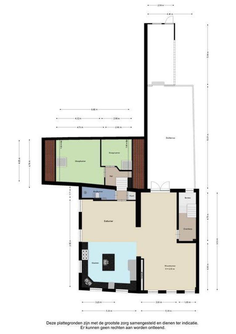 Bunderstraat 250, Meerssen plattegrond-1