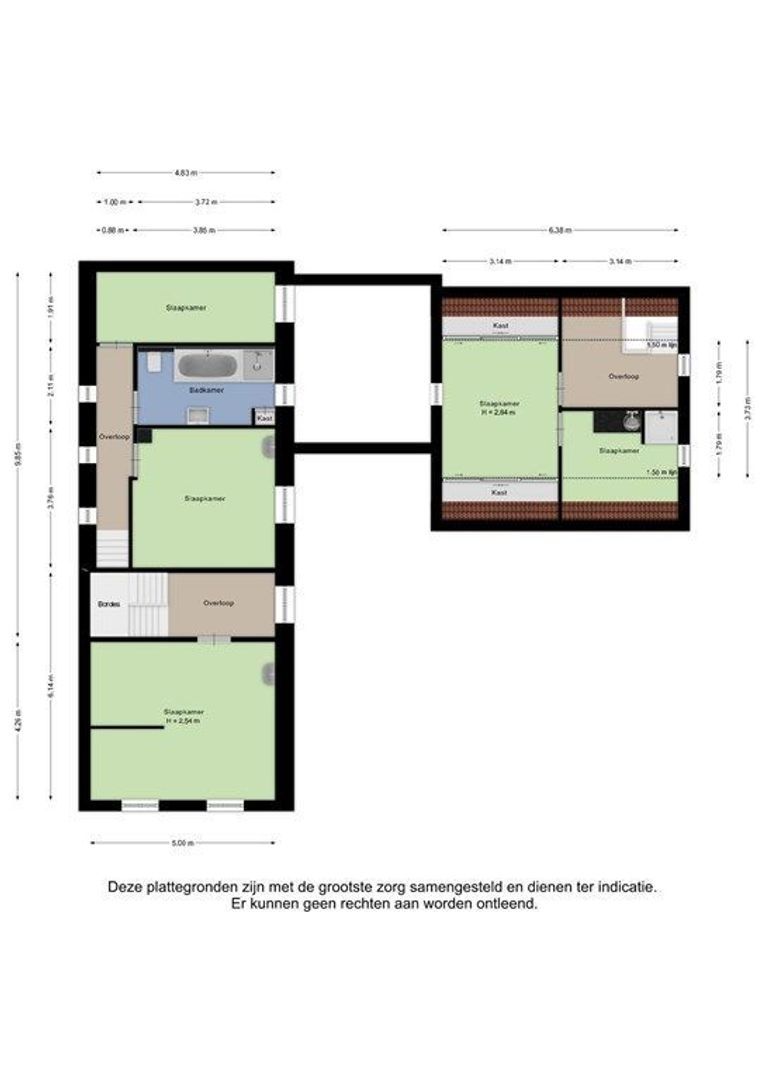 Hoogcruts 2, Noorbeek plattegrond-1