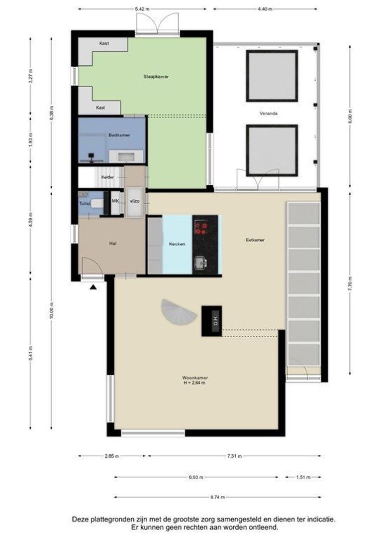 Kapelkesstraat 39, Eijsden plattegrond-0