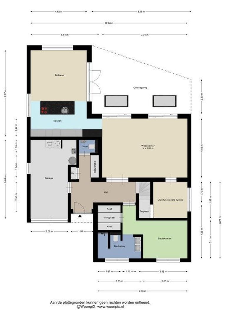 Vogelmuur 18, Heerlen plattegrond-0