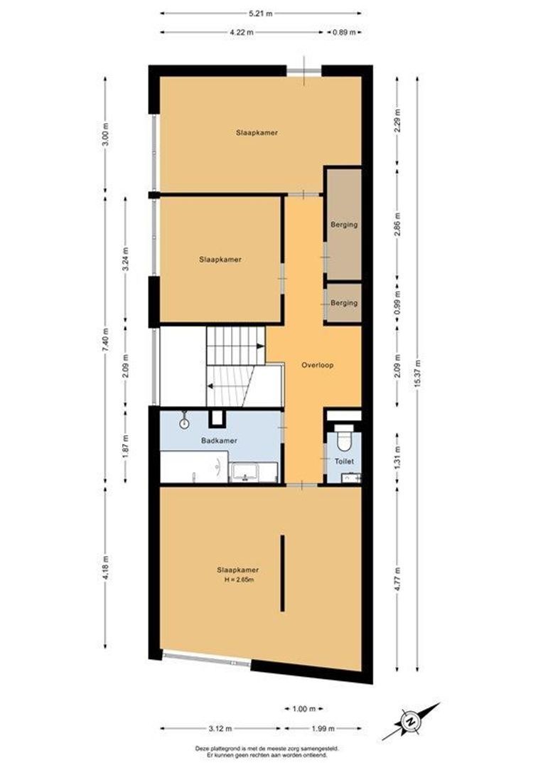Korenbloem 39, Heerlen plattegrond-1