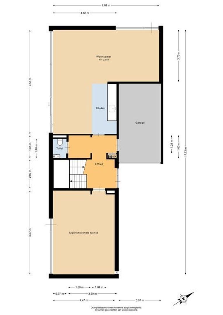 Korenbloem 39, Heerlen plattegrond-0