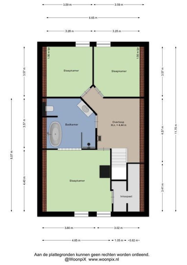 Slakweg 3, Berg En Terblijt plattegrond-1