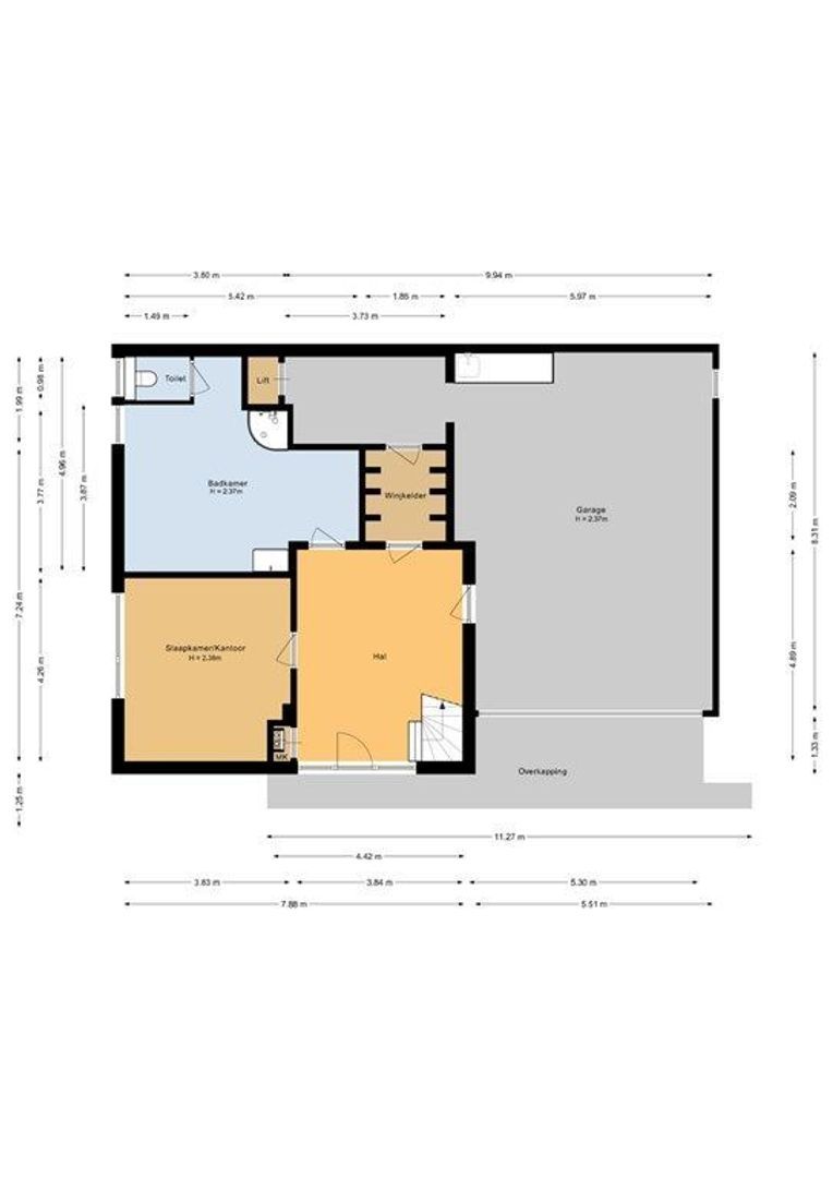 Putstraat 5, Heerlen plattegrond-0