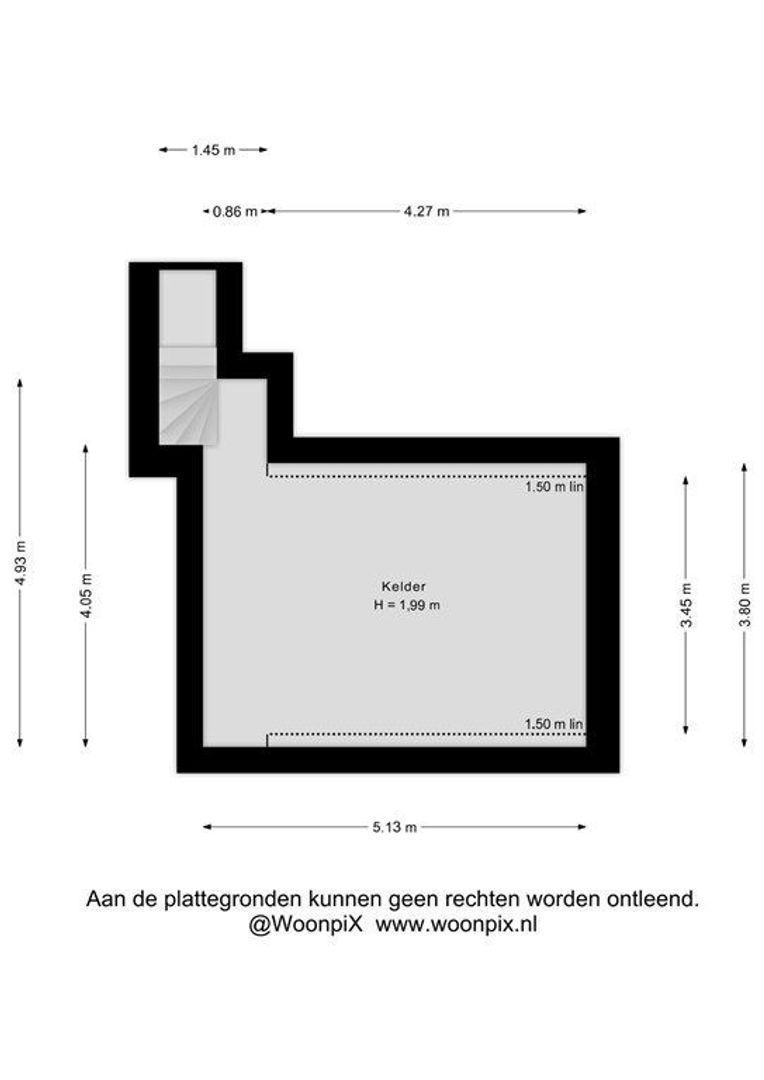 Houterend 44, Stein plattegrond-3