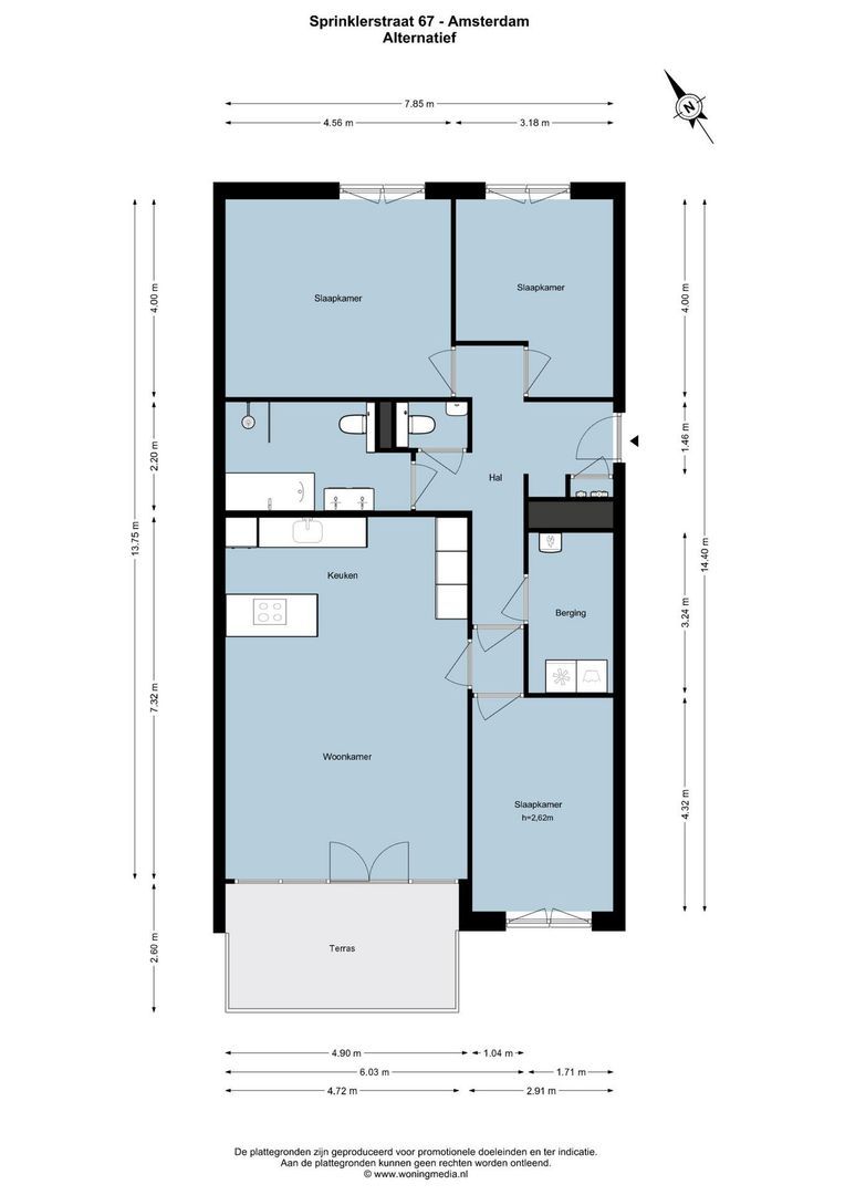 Sprinklerstraat 67, Amsterdam plattegrond-1