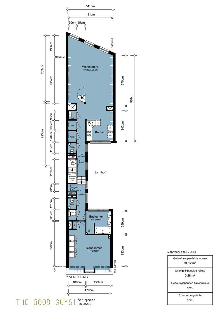 Prinsengracht 236 E, Amsterdam plattegrond-0