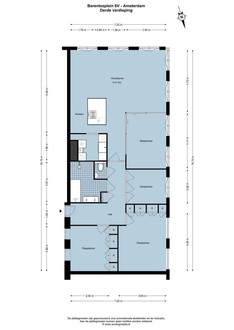 Barentszplein 6 V, Amsterdam plattegrond-0