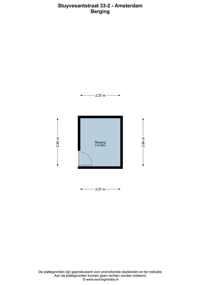 Stuyvesantstraat 33 2, Amsterdam plattegrond-1