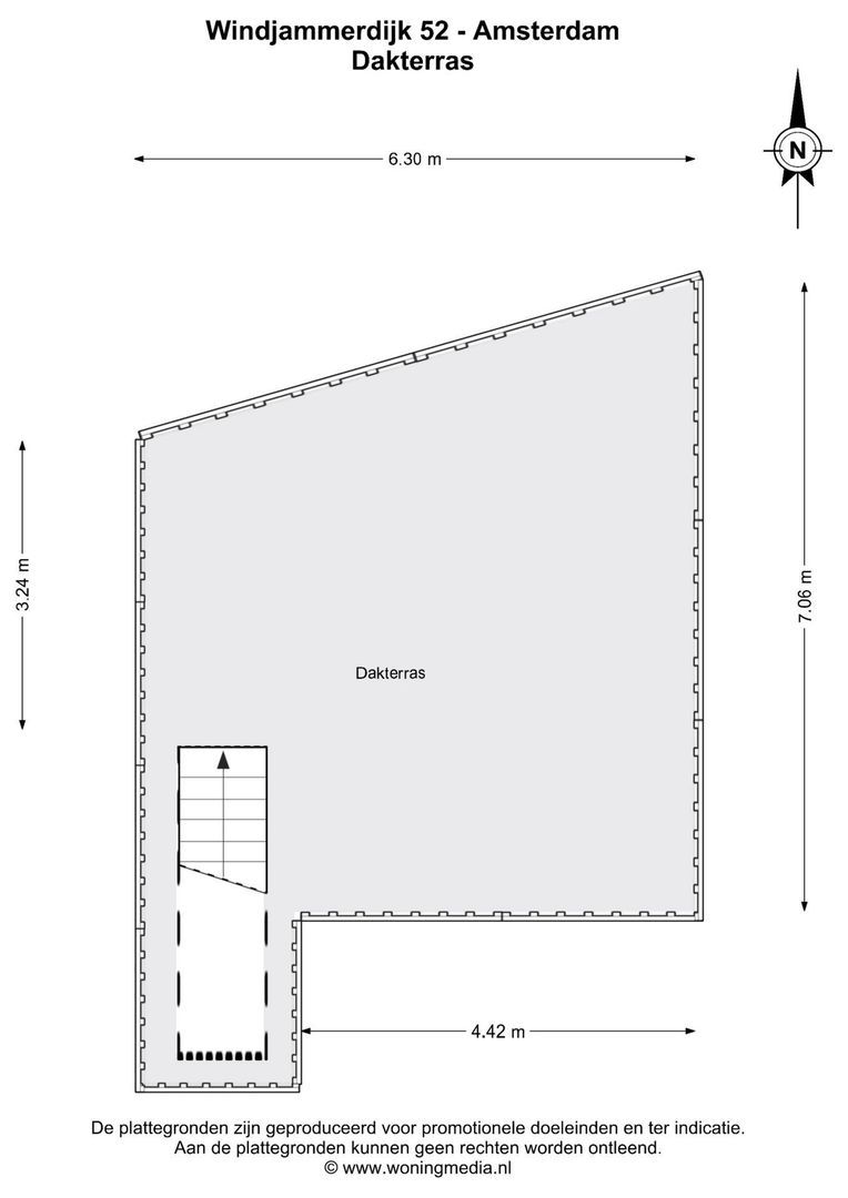 Windjammerdijk 52, Amsterdam plattegrond-3