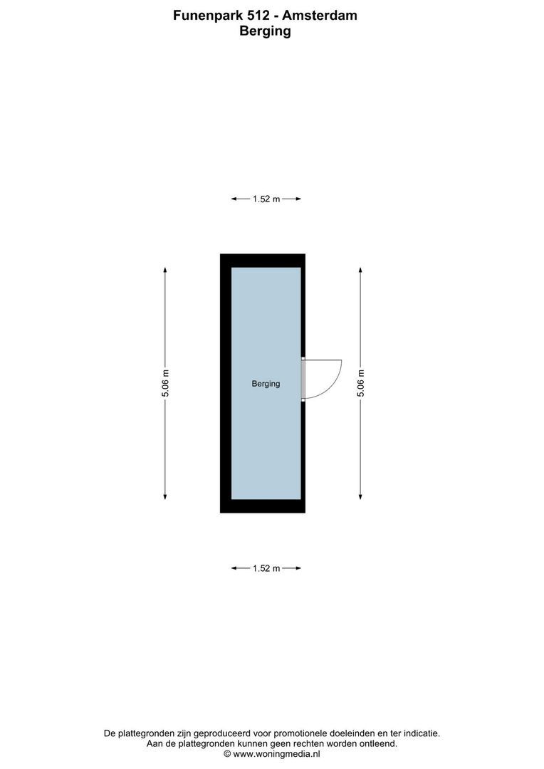 Funenpark 512, Amsterdam plattegrond-1