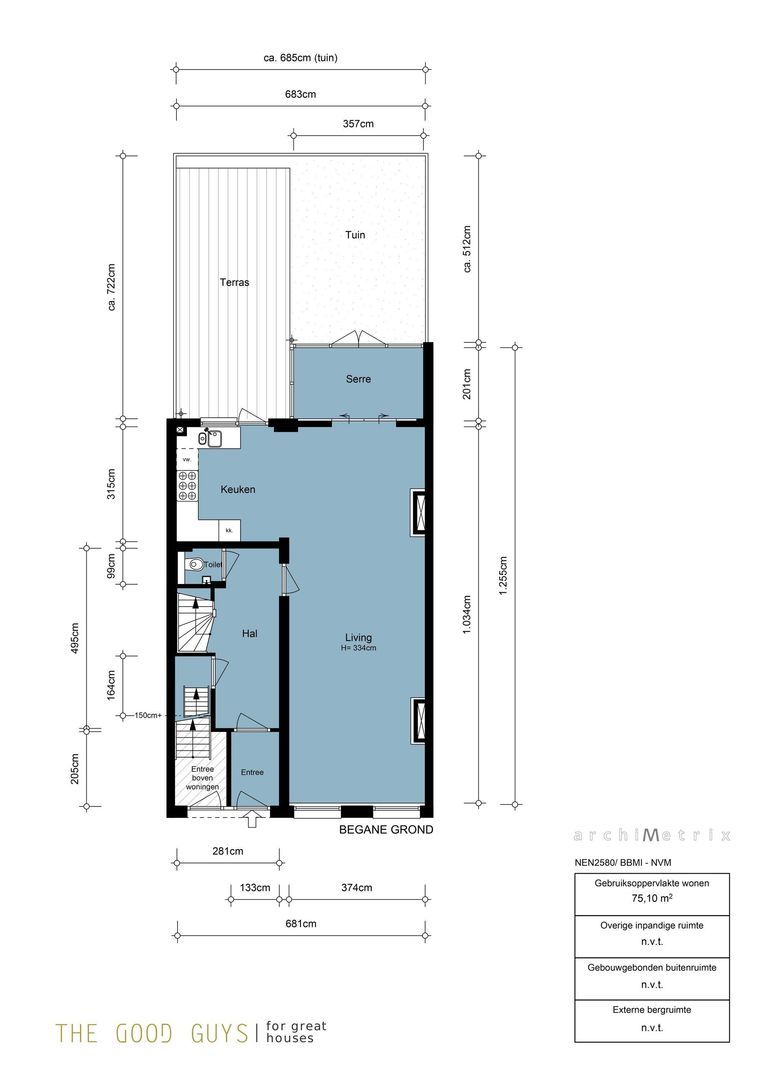 Valeriusstraat 249 H, Amsterdam plattegrond-0