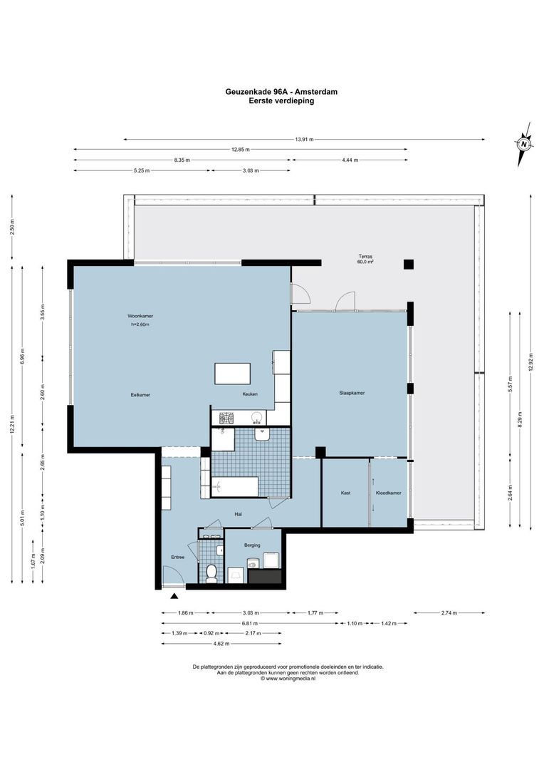 Geuzenkade 96 A, Amsterdam plattegrond-0