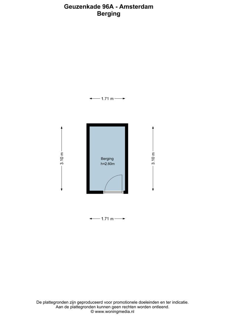 Geuzenkade 96 A, Amsterdam plattegrond-2