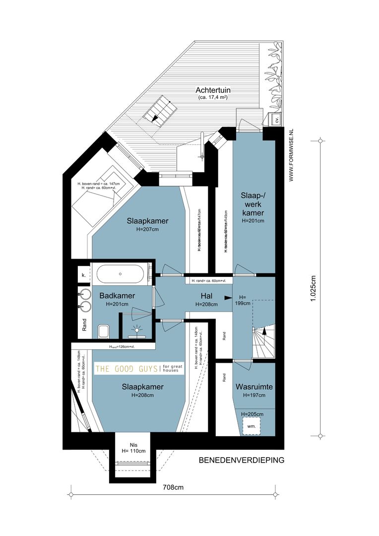President Kennedylaan 112 H, Amsterdam plattegrond-1
