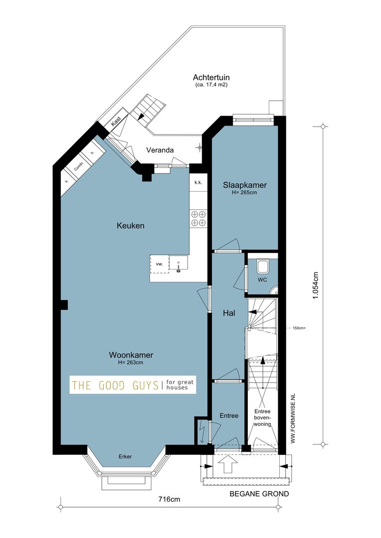 President Kennedylaan 112 H, Amsterdam plattegrond-0