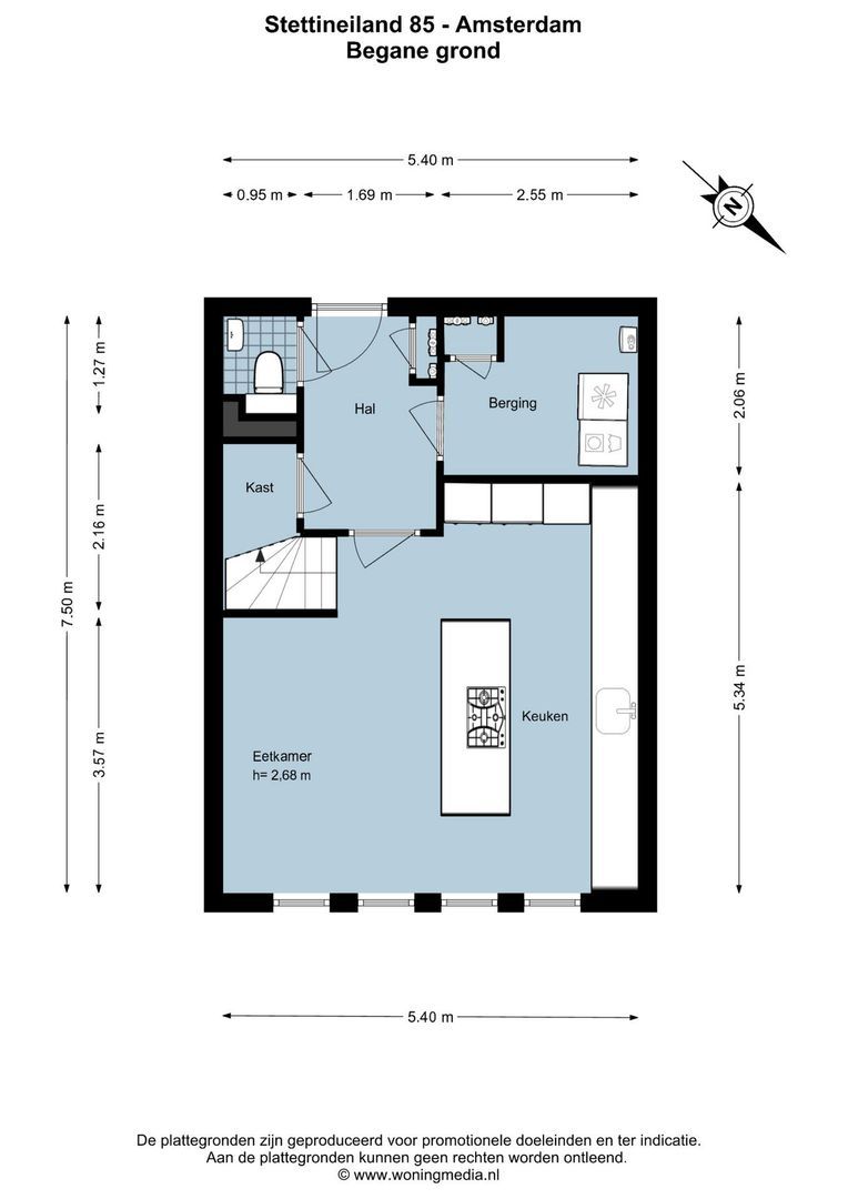 Stettineiland 85, Amsterdam plattegrond-0