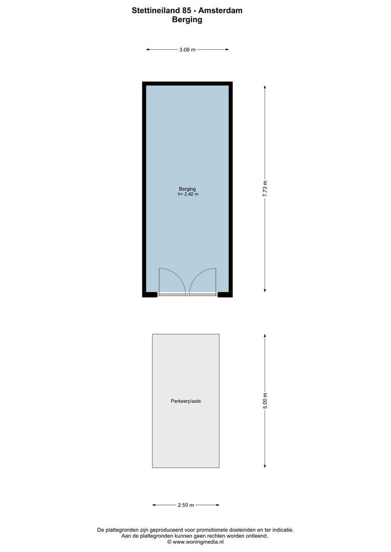 Stettineiland 85, Amsterdam plattegrond-4