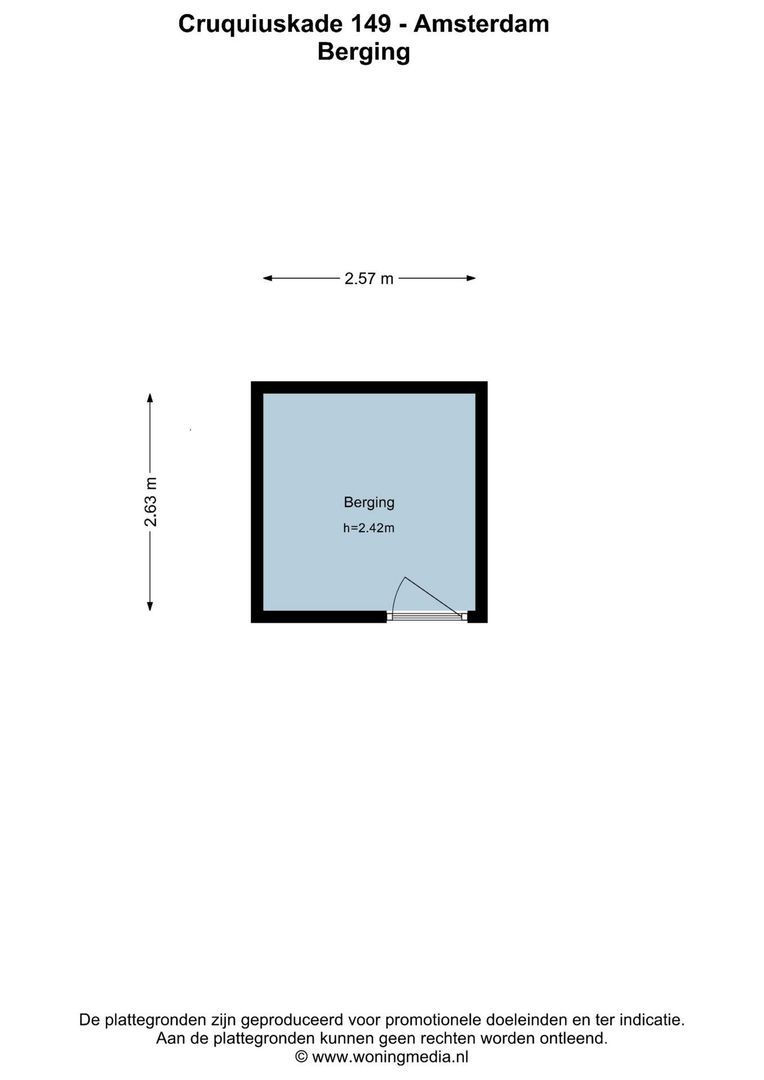Cruquiuskade 149, Amsterdam plattegrond-1