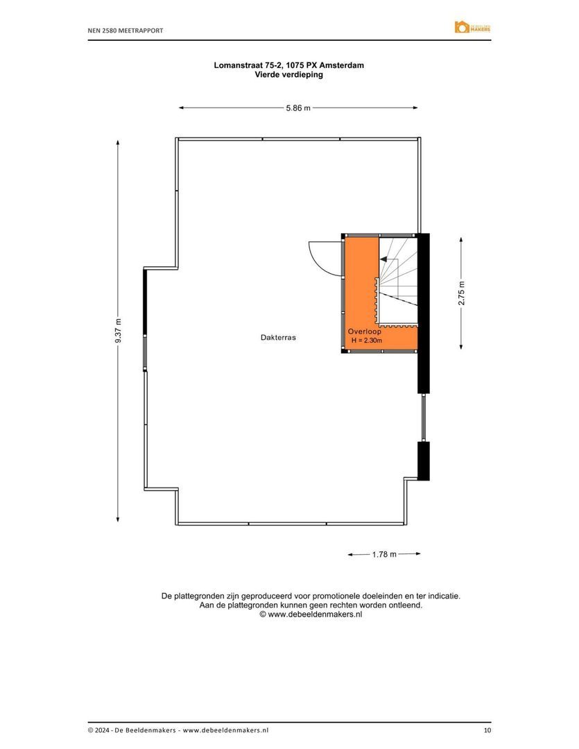Lomanstraat 75 2, Amsterdam plattegrond-2