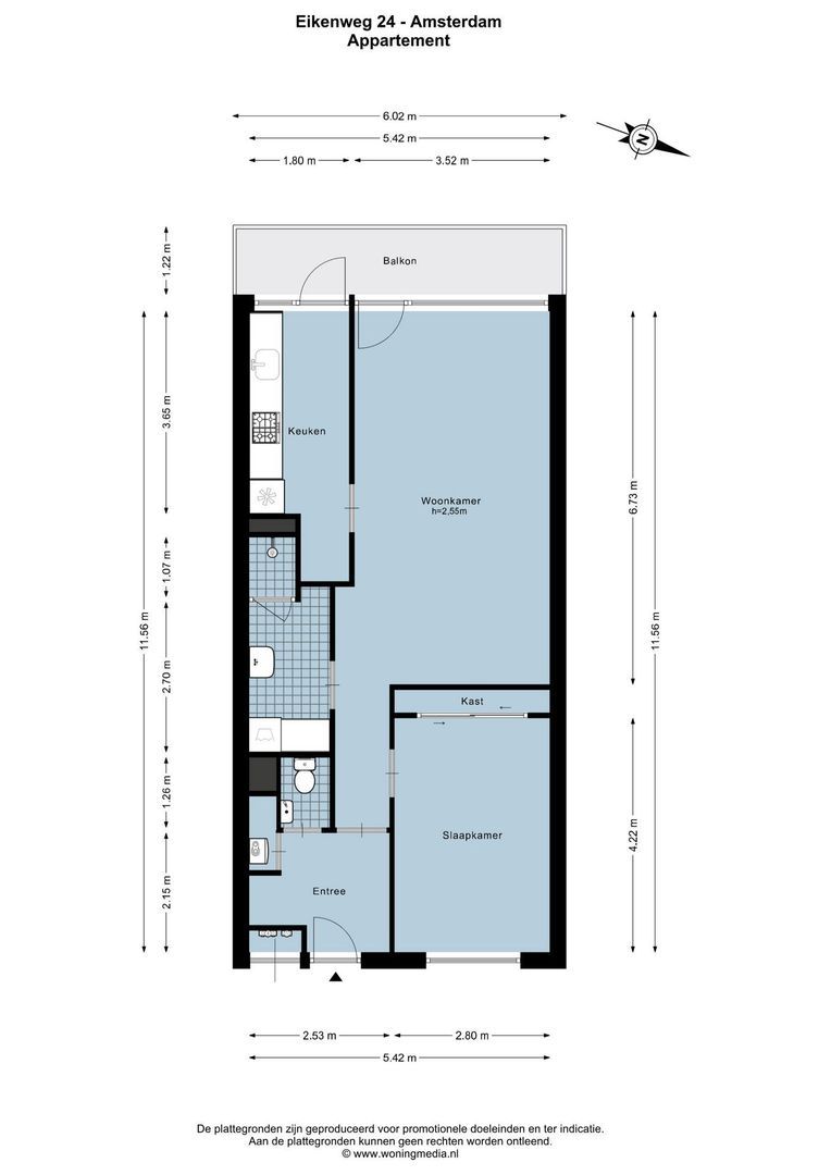 Eikenweg 24, Amsterdam plattegrond-0