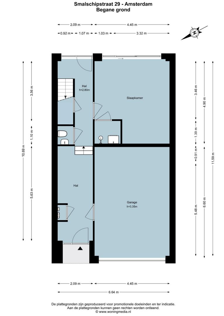 Smalschipstraat 29, Amsterdam plattegrond-0
