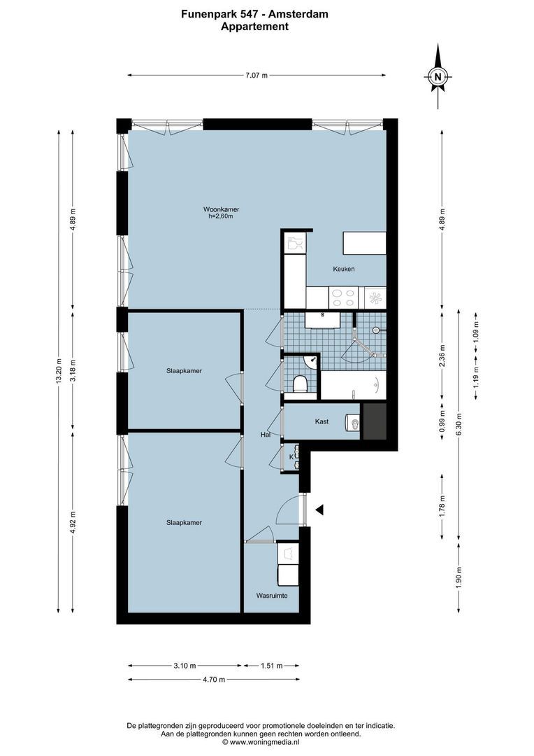 Funenpark 547, Amsterdam plattegrond-0