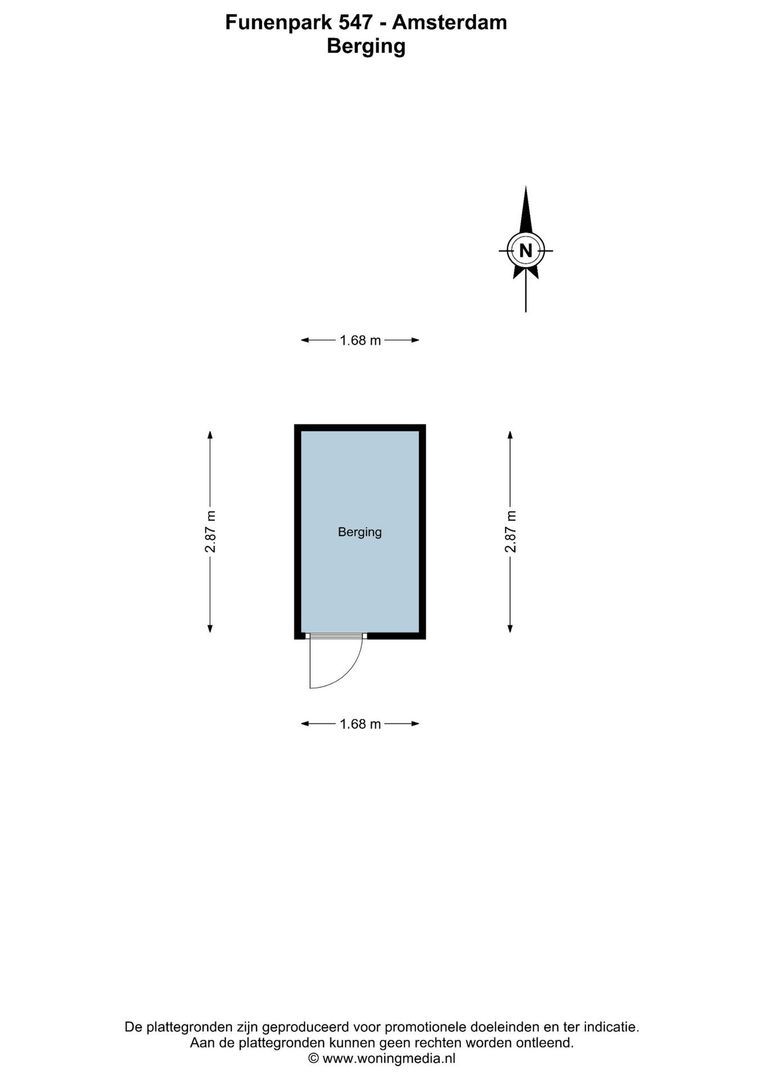 Funenpark 547, Amsterdam plattegrond-1