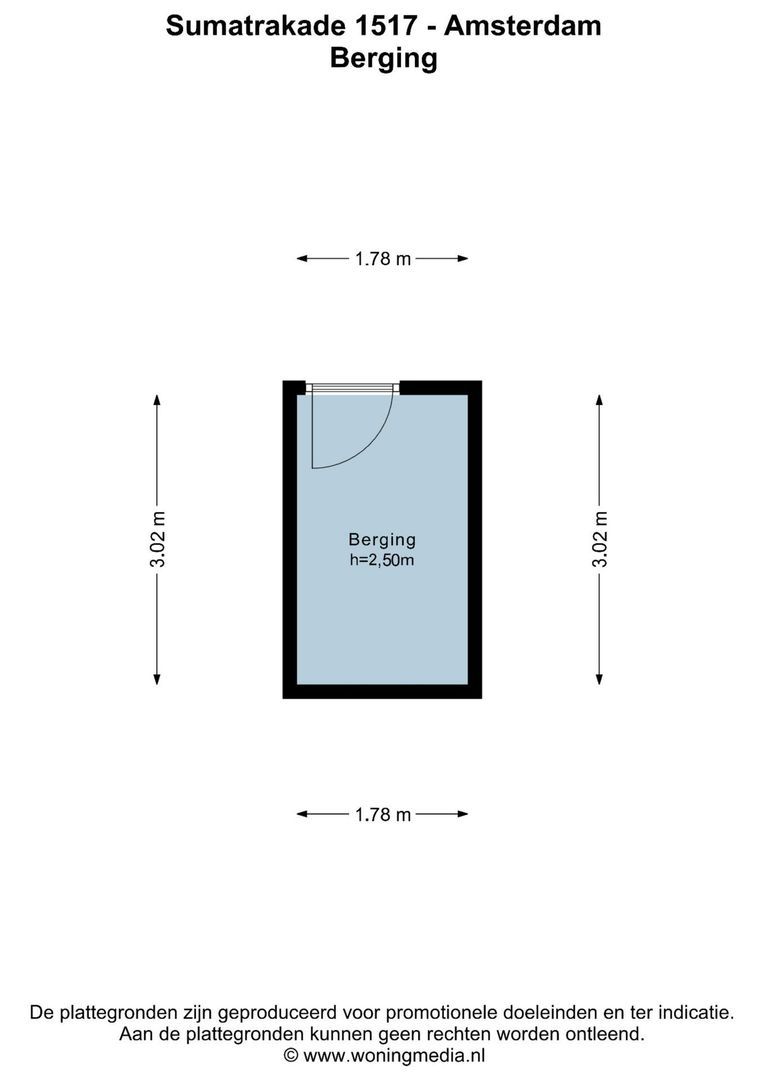 Sumatrakade 1517, Amsterdam plattegrond-1