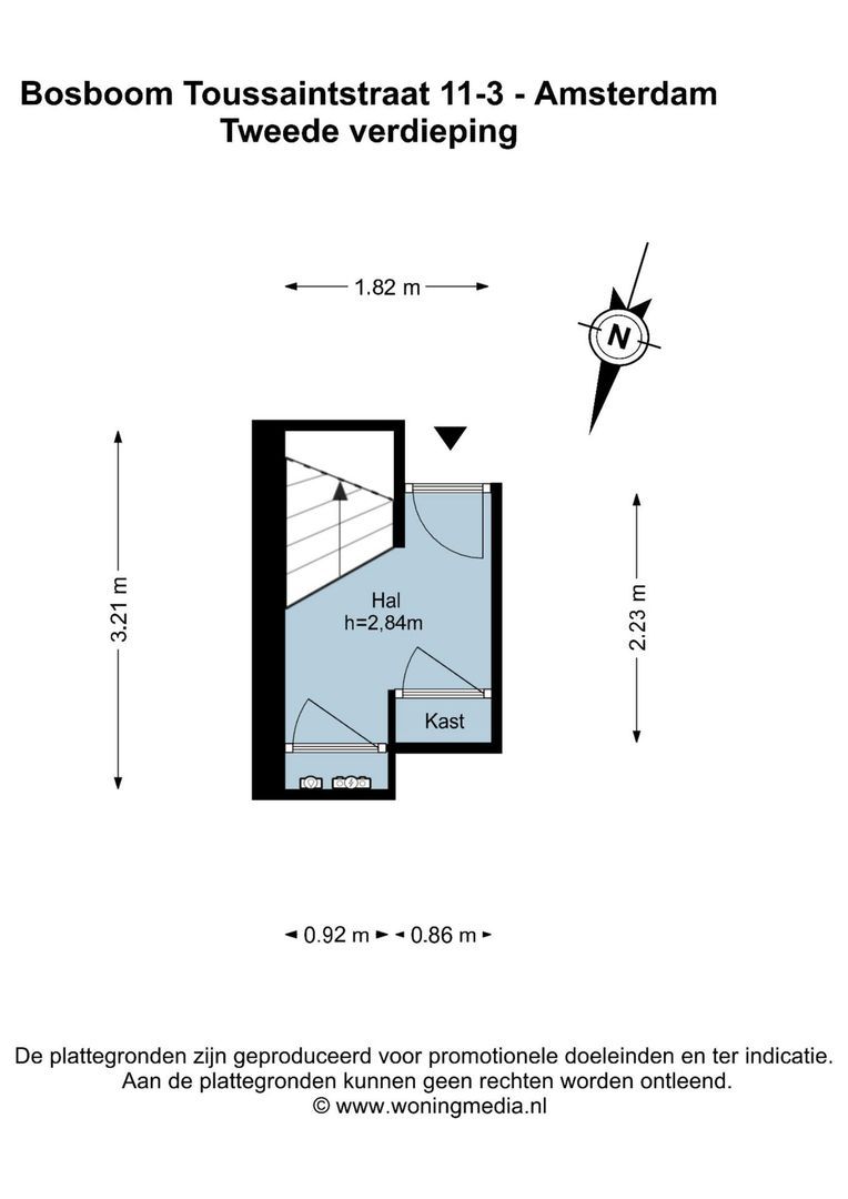 Bosboom Toussaintstraat 11 3, Amsterdam plattegrond-3