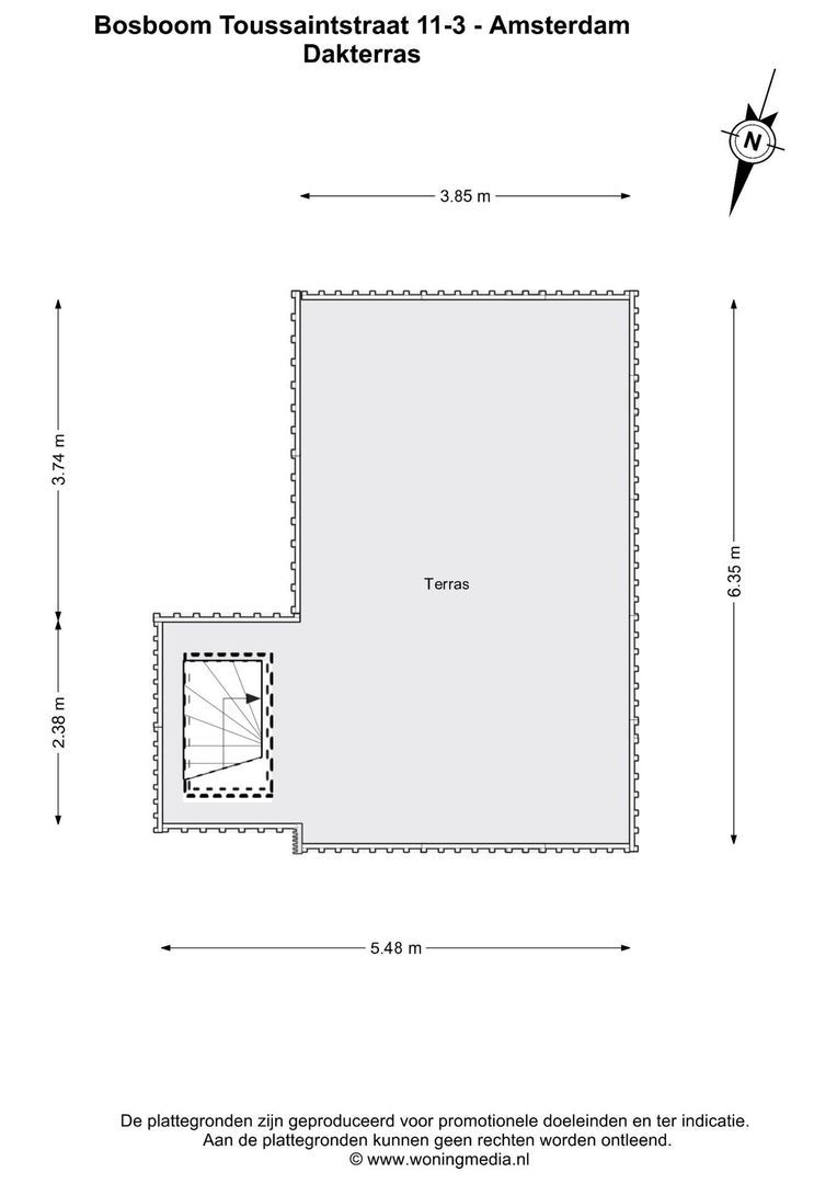 Bosboom Toussaintstraat 11 3, Amsterdam plattegrond-2