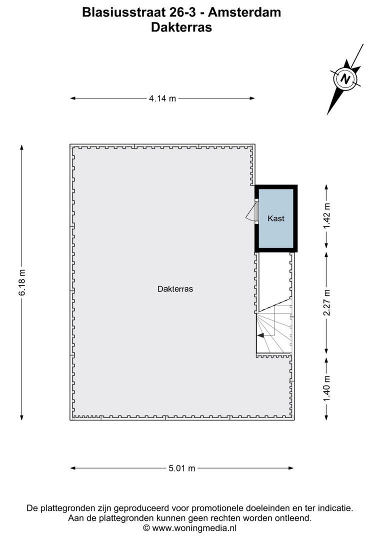 Blasiusstraat 26 3, Amsterdam plattegrond-2