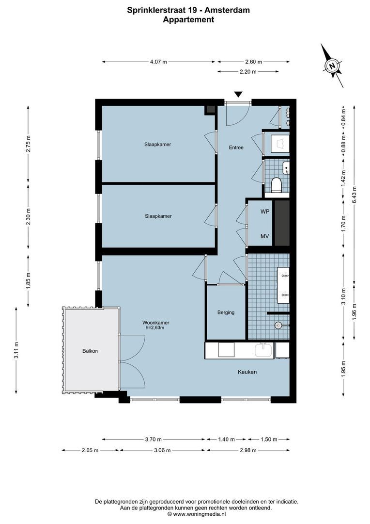 Sprinklerstraat 19, Amsterdam plattegrond-0