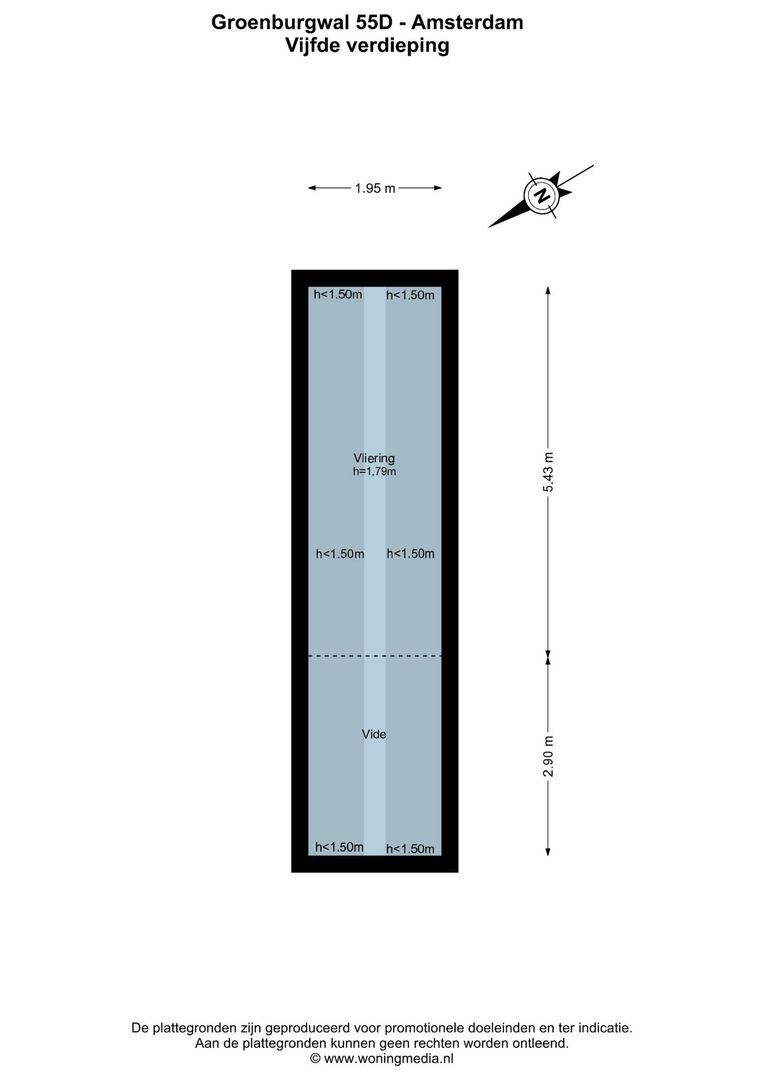 Groenburgwal 55 D, Amsterdam plattegrond-3