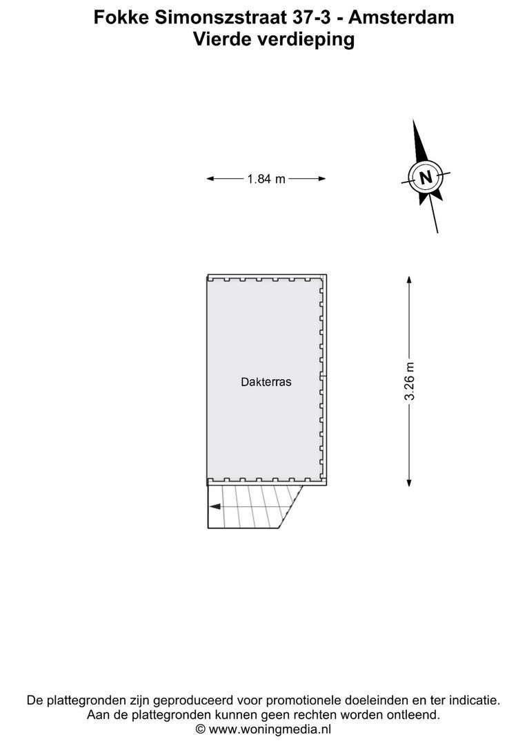 Fokke Simonszstraat 37 3, Amsterdam plattegrond-3