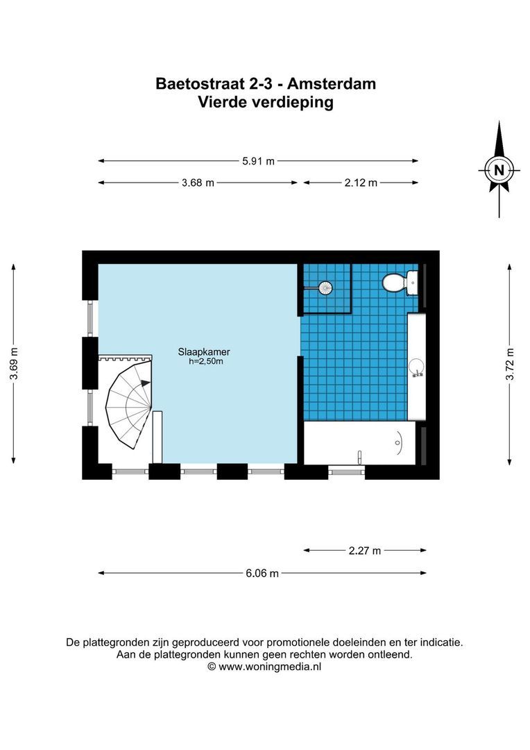 Baetostraat 2 3, Amsterdam plattegrond-1