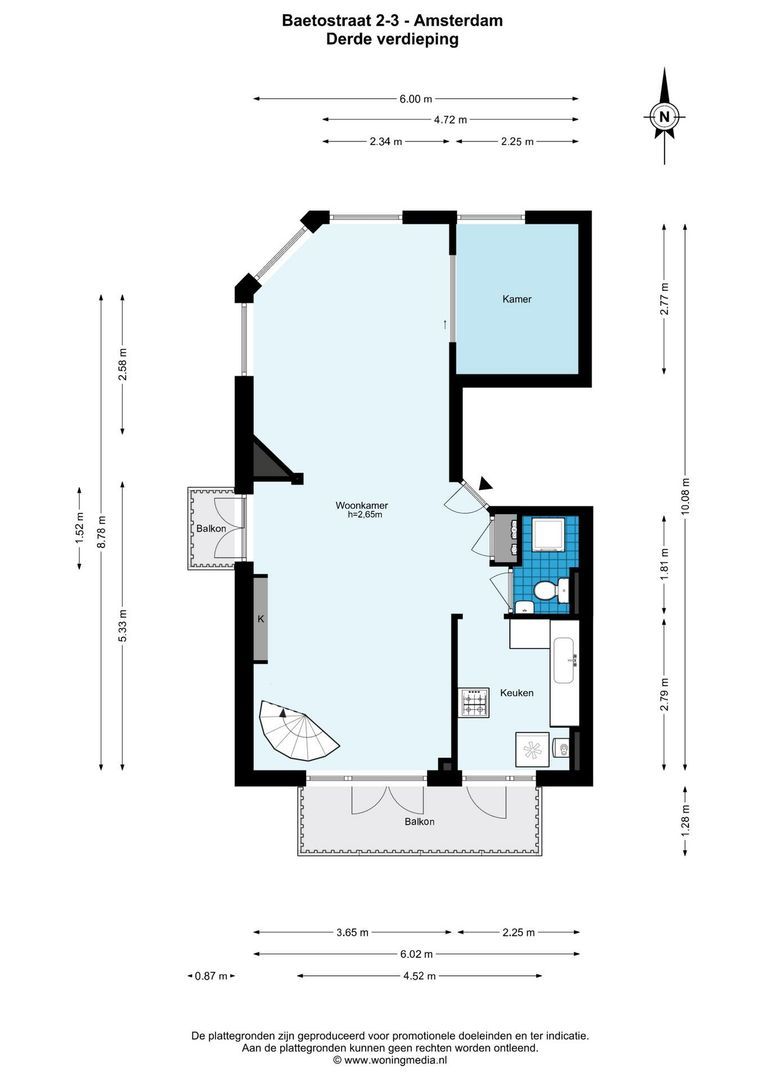 Baetostraat 2 3, Amsterdam plattegrond-0