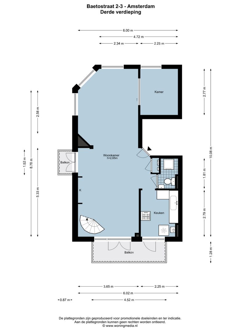 Baetostraat 2 3, Amsterdam plattegrond-0