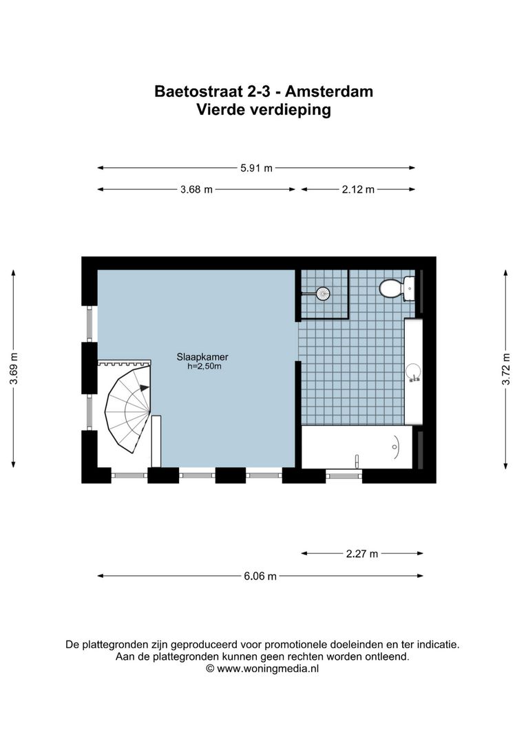 Baetostraat 2 3, Amsterdam plattegrond-1