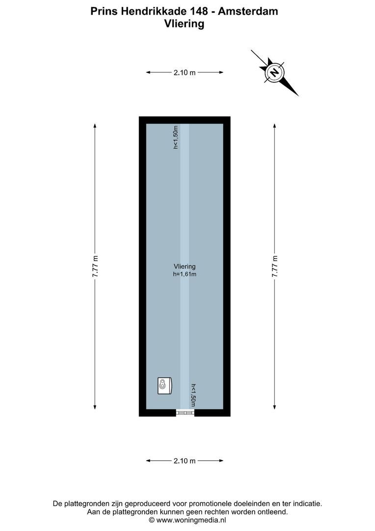Prins Hendrikkade 148, Amsterdam plattegrond-4