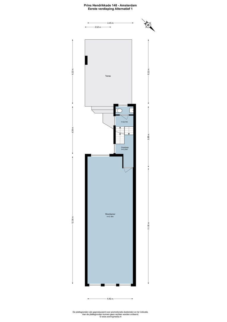 Prins Hendrikkade 148, Amsterdam plattegrond-8