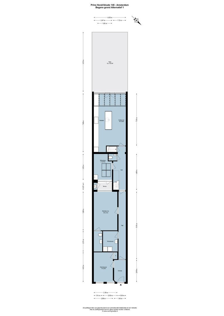 Prins Hendrikkade 148, Amsterdam plattegrond-7