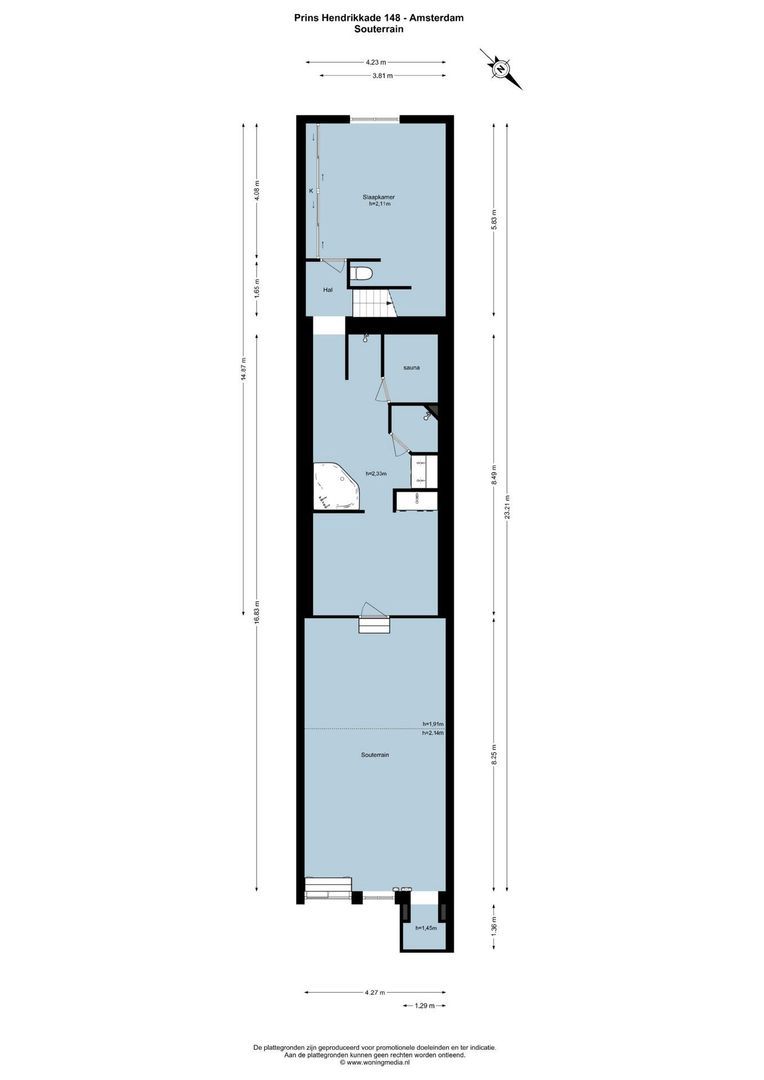 Prins Hendrikkade 148, Amsterdam plattegrond-5