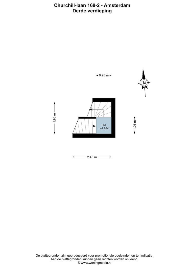 Churchill-laan 168 2, Amsterdam plattegrond-2