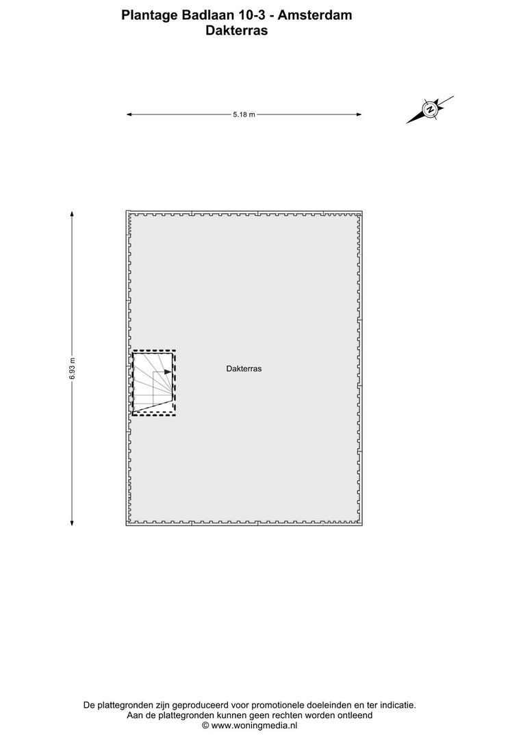 Plantage Badlaan 10 3, Amsterdam plattegrond-2